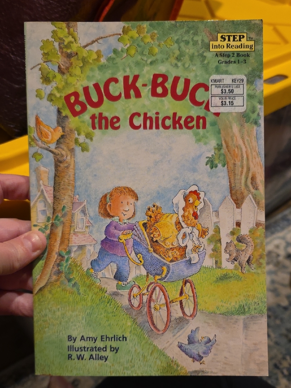 Buck-Buck The Chicken Step into Reading Paperback - Mint Green Cover